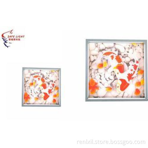 Commercial 180 3D SMD 3014 LED Panel 60x60 For corridor , 8